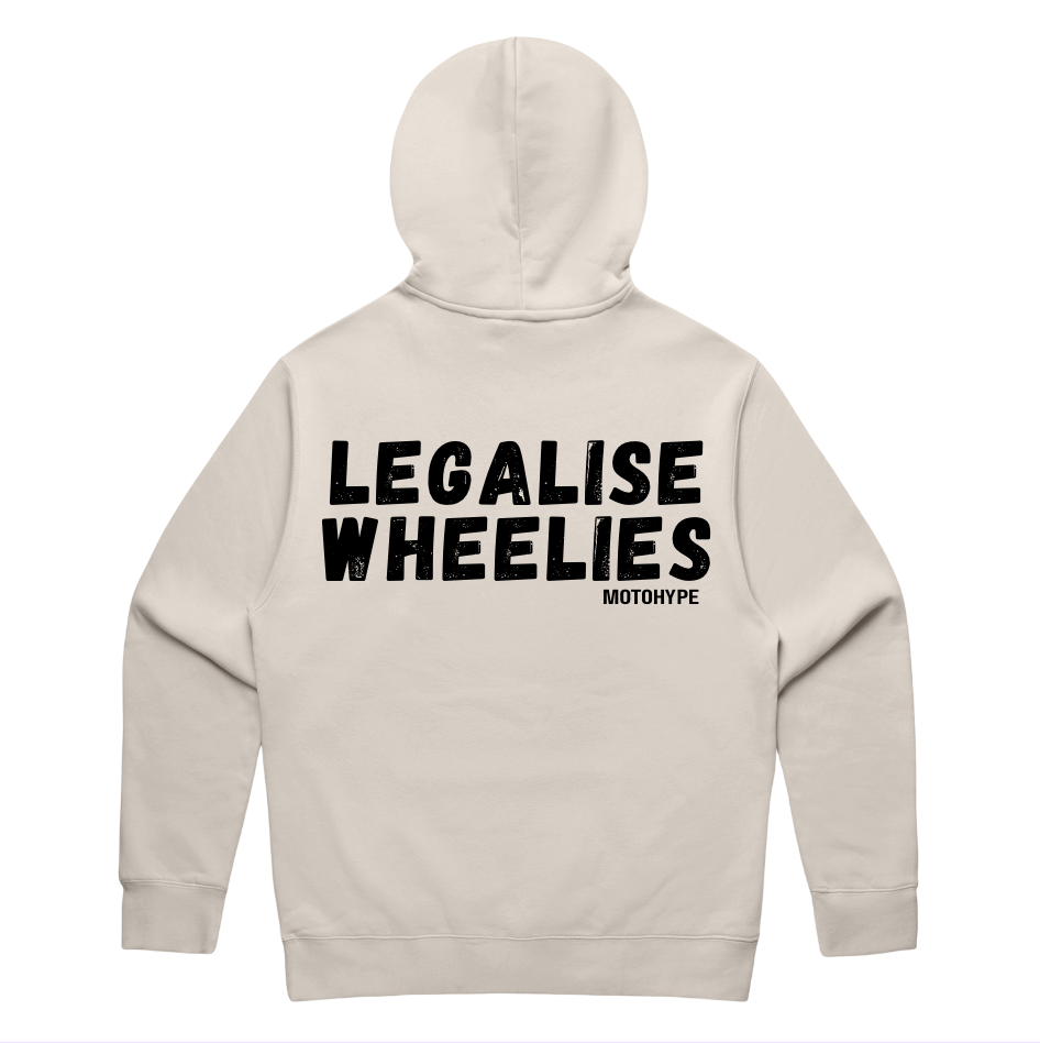 Legalise Wheelies Hoodie - 50 FREE ENTRIES