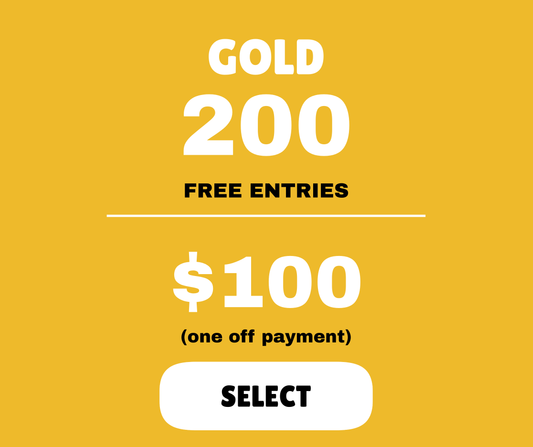 GOLD PACKAGE - 200 ENTRIES