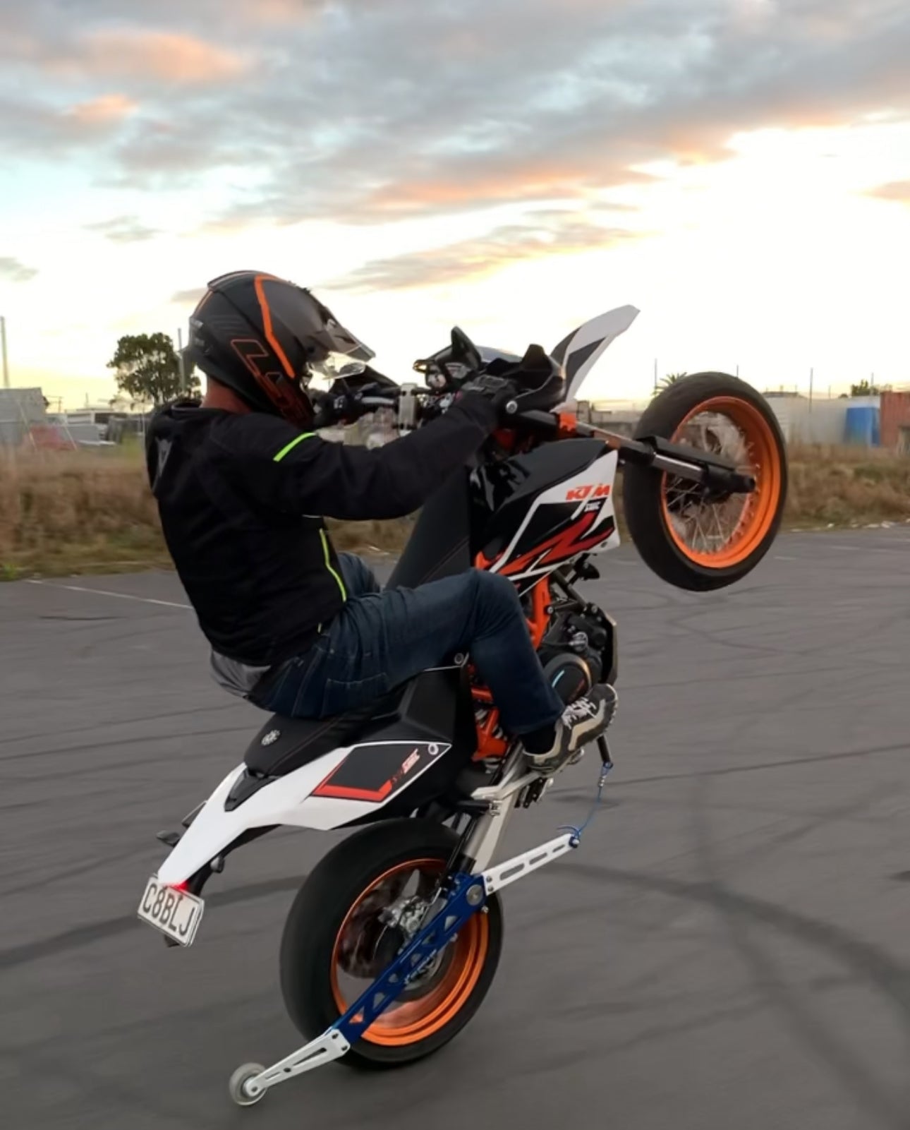 ABS Wheelie Bar for Motorcycles Moto Hype
