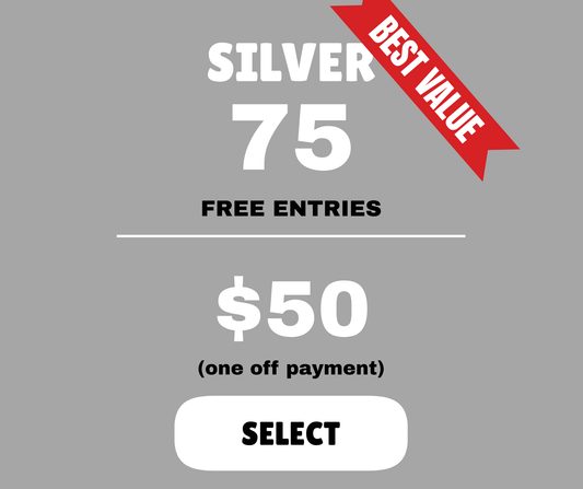 SILVER PACKAGE - 75 FREE ENTRIES